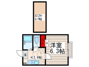 ロク・ハウスⅠの物件間取画像